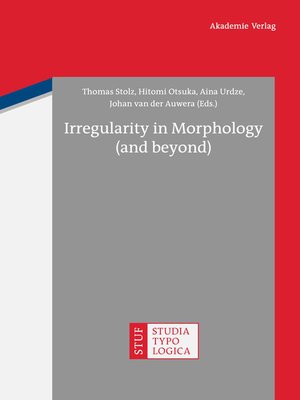 cover image of Irregularity in Morphology (and beyond)